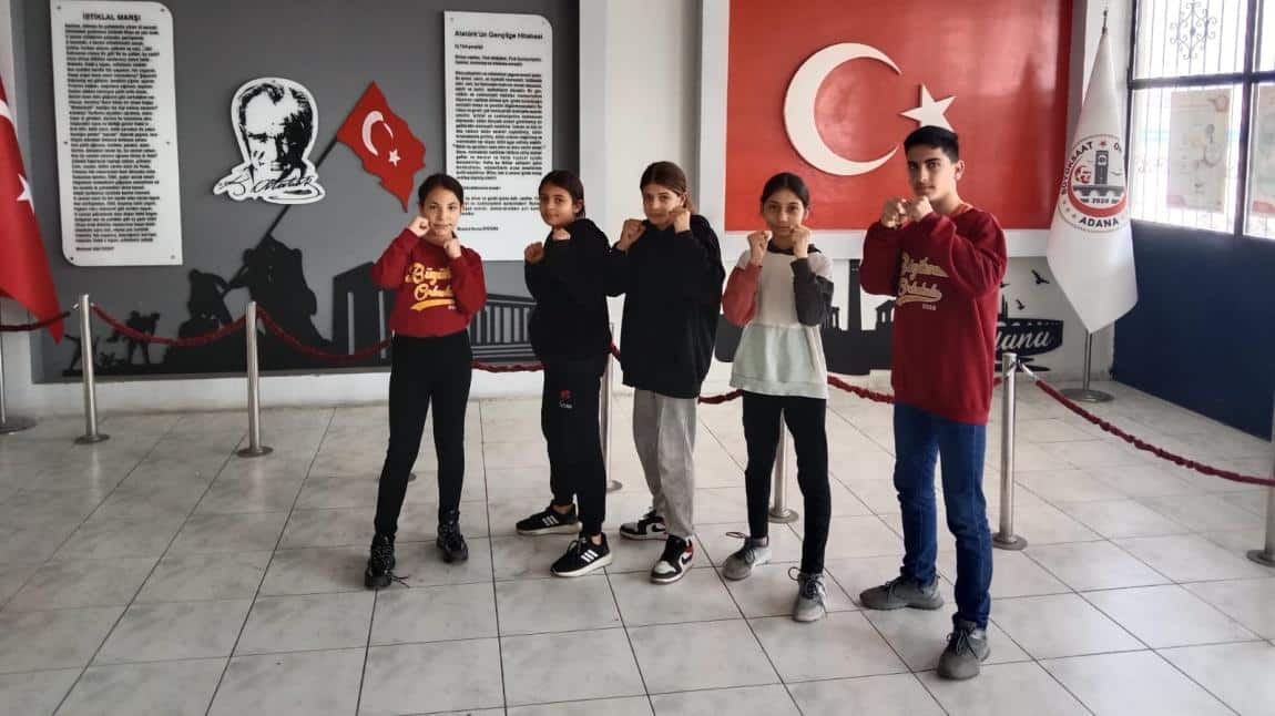 Adana İli geneli düzenlenen Okullar Arası Mua Tai yarışmalarında derecelerimiz